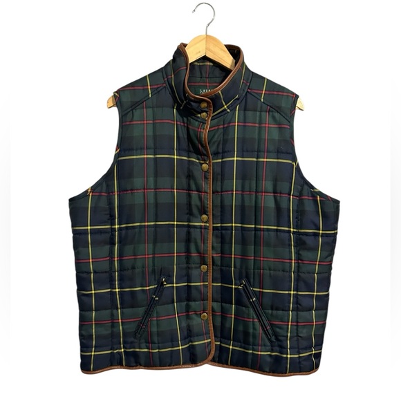 Lauren Ralph Lauren Jackets & Blazers - Lauren Ralph Lauren Plaid Vest
